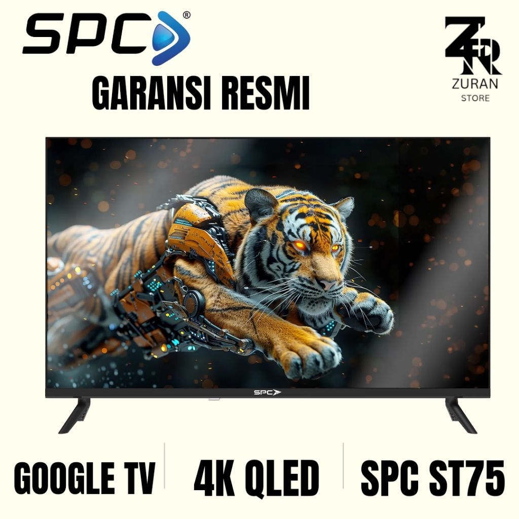 SPC ST75 QLED 4K GOOGLE TV 75 inch