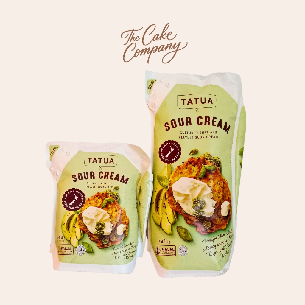 Tatua Sour Cream 500gr/1kg - Krim Asam Segar Premium Serbaguna