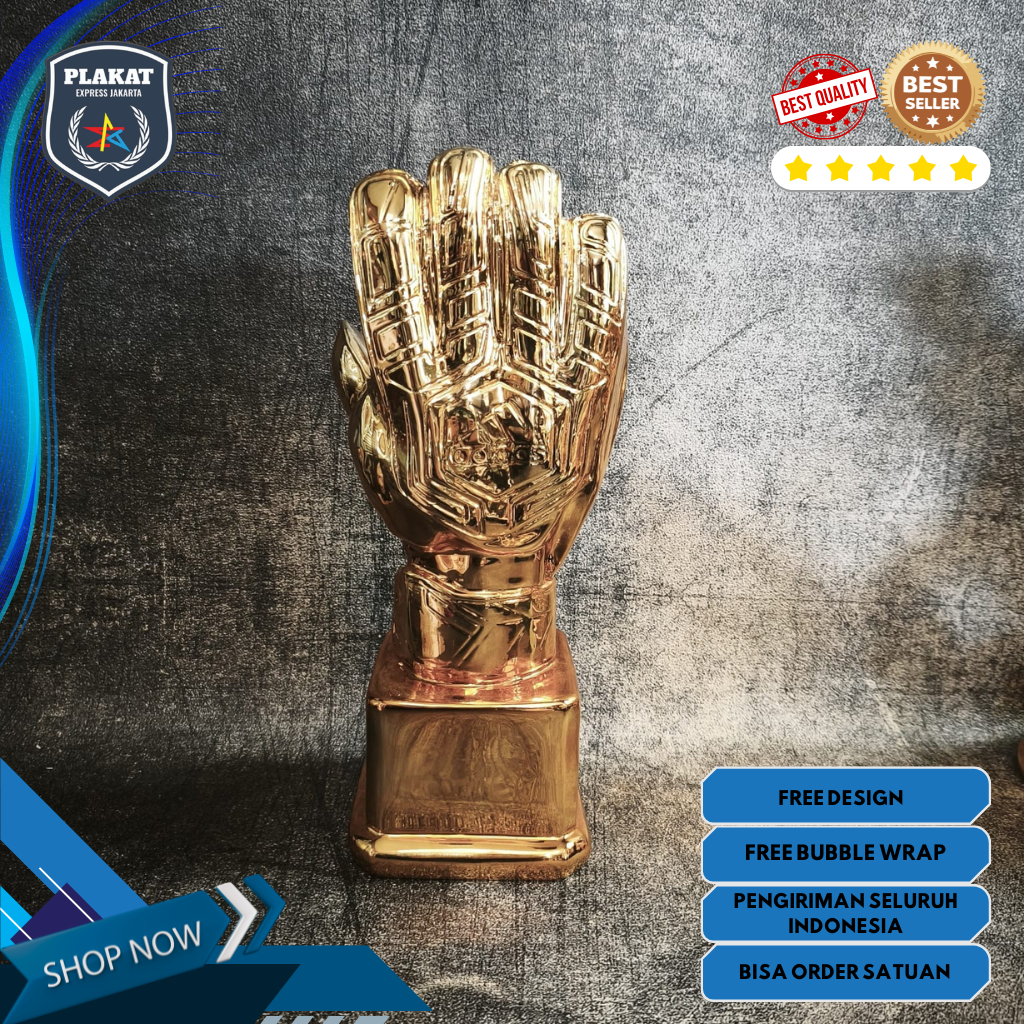 Trophy Kiper Sepak Bola, Trophy Kiper Terbaik, Piala Futsal, Piala Kiper