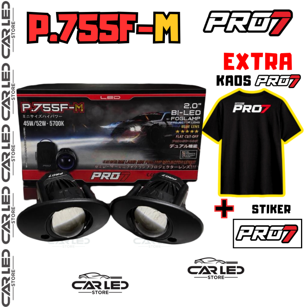 FOGLAMP PRO7 PRO 7 P755FM P755F-M P.755F-M 2" Inch | BILED Foglamp Projector Lens 2" Inch | Foglamp 