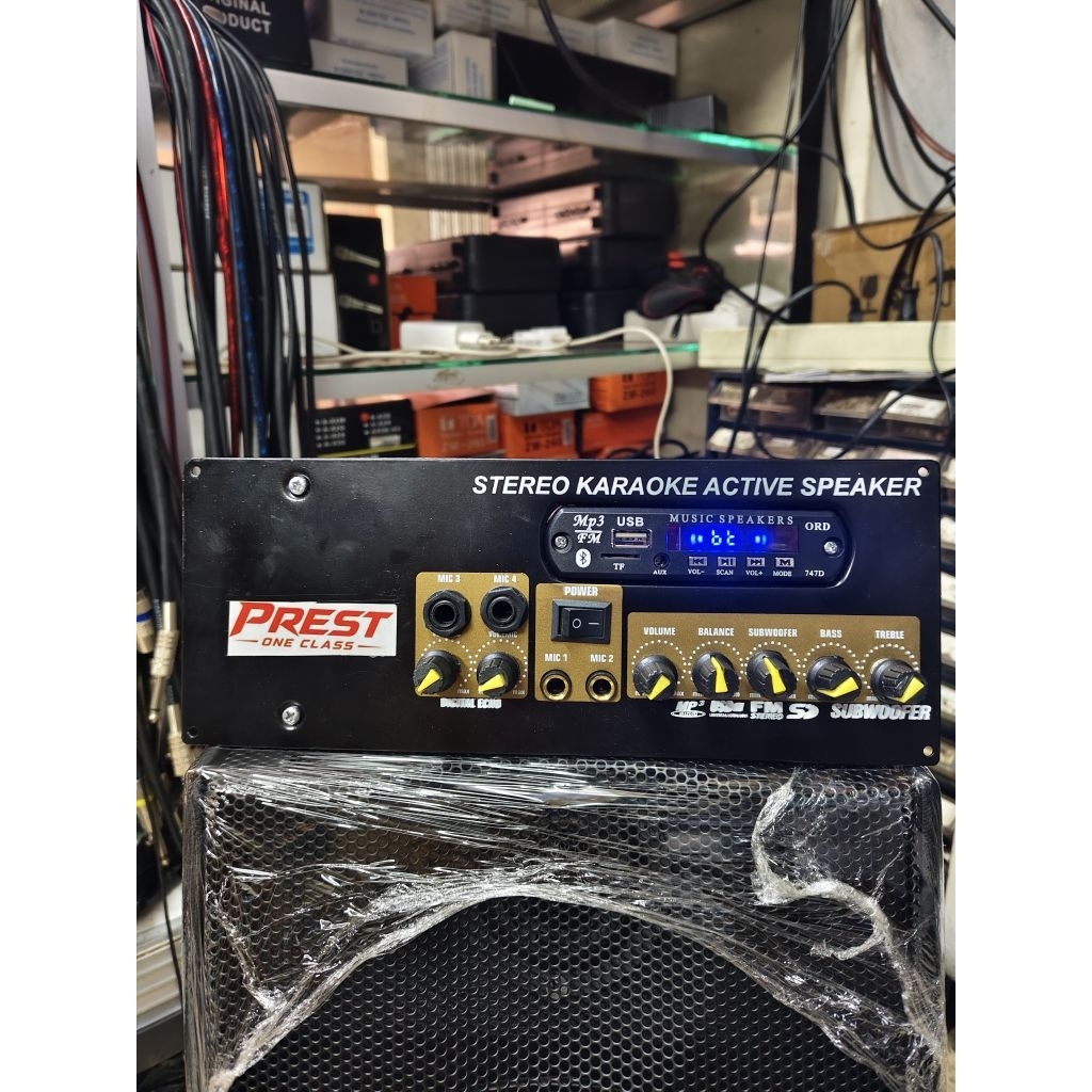 kit speaker aktif 800watt bluetooth 4mic plus trafo