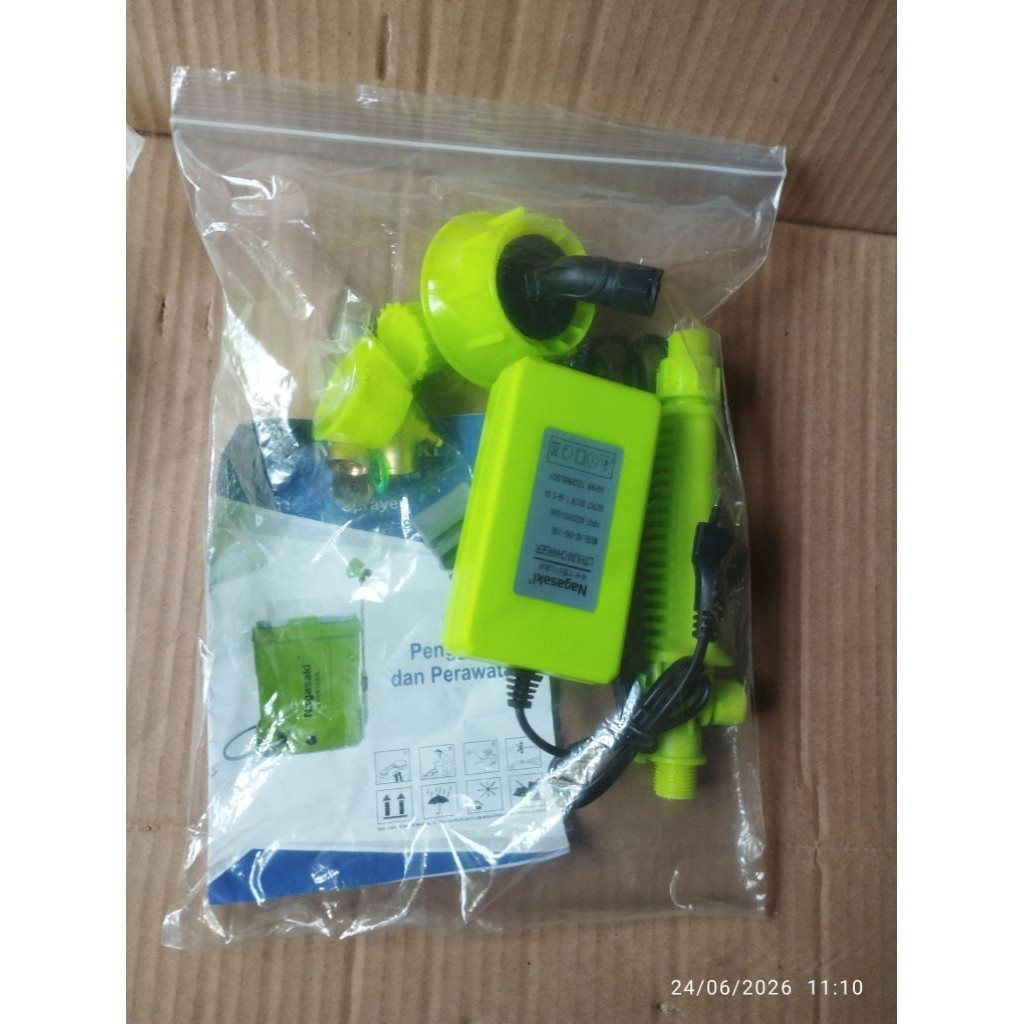 nagasaki perlengkapan tangki tengki tank semprot sprayer semprotan elektrik nozle noozle nozel spuye