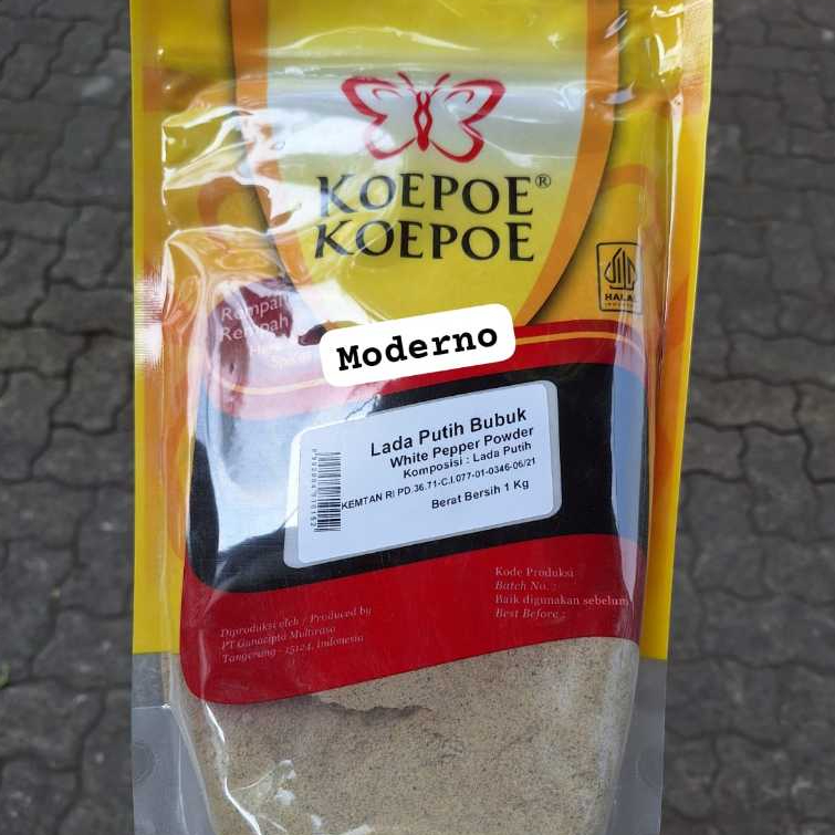 Kupu-kupu lada putih bubuk 1 kg - Koepoe koepoe lada putih bubuk 1 kg