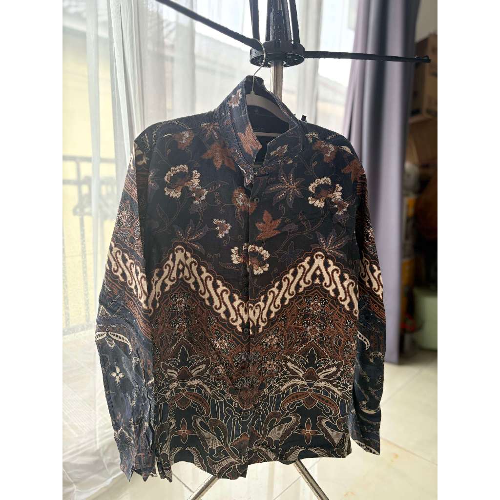 ELEGANT ETHNIC - KEMEJA BATIK PRIA LENGAN PANJANG MOC MODERN FIT SIZE XL