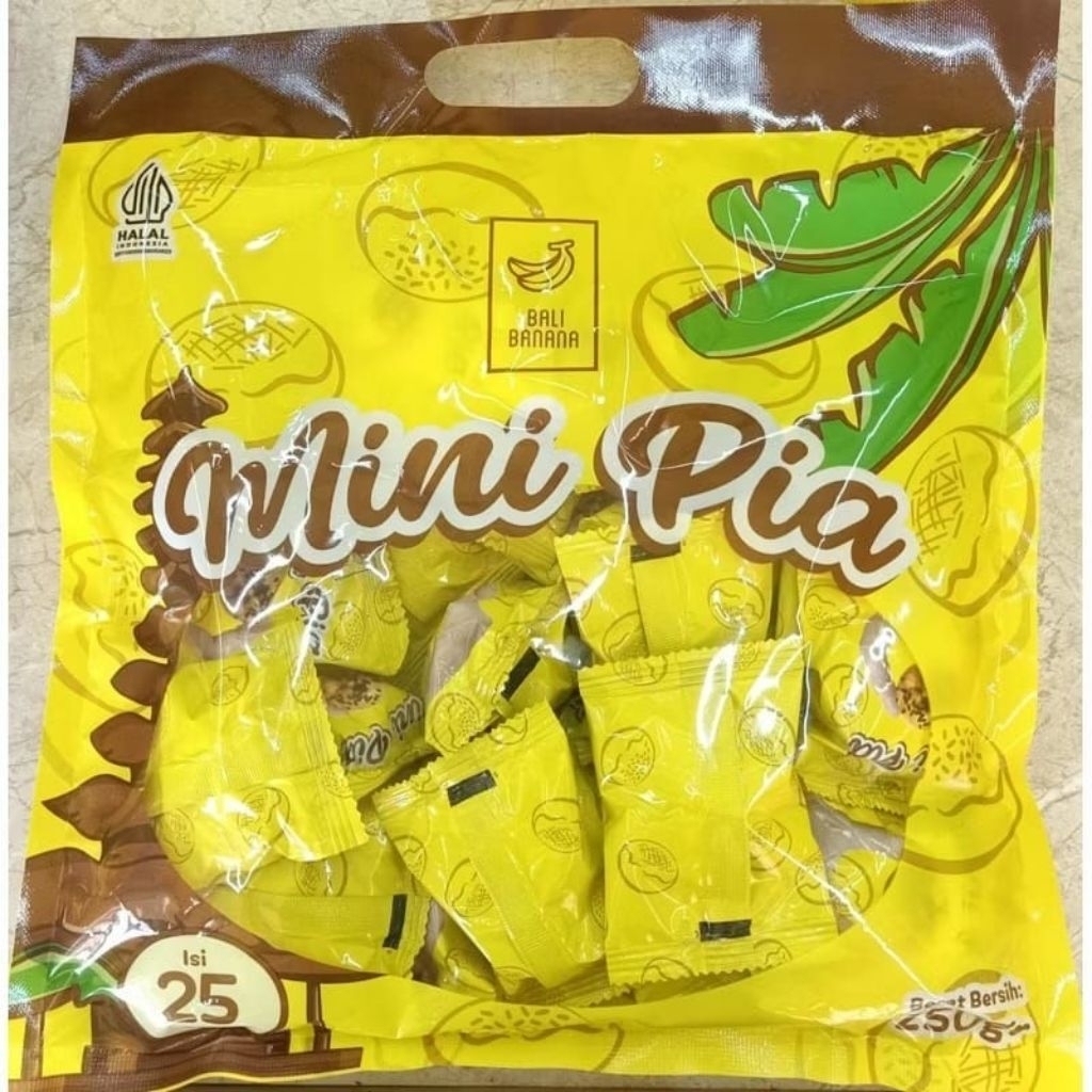 MINI PIA NANA. BALI BANANA. KEMASAN ISI 25PCS. OLEH OLEH BALI