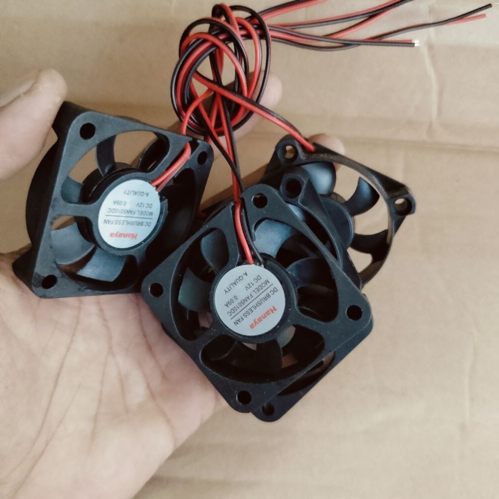Fan Dc 5cm 5 x 5 cm kipas DC 5 x 5 cm/Axial Fan DC 12V/Kipas Pendingin