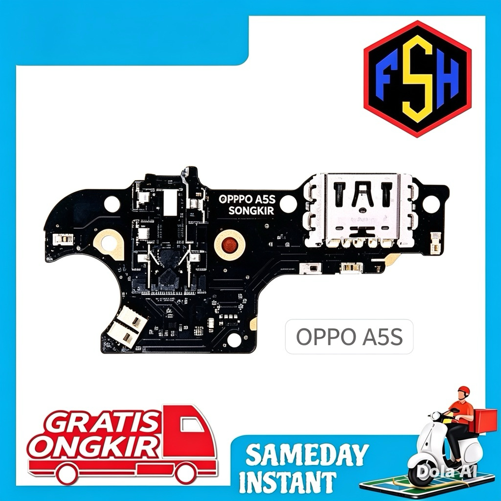 PAPAN CAS OPPO A5S +IC ORIGINAL