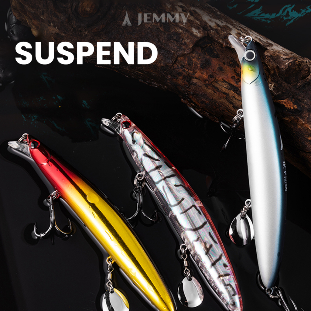 Lure Minnow JEMMY 20G Premium Quality Umpan Pancing Sinking Hook BKK