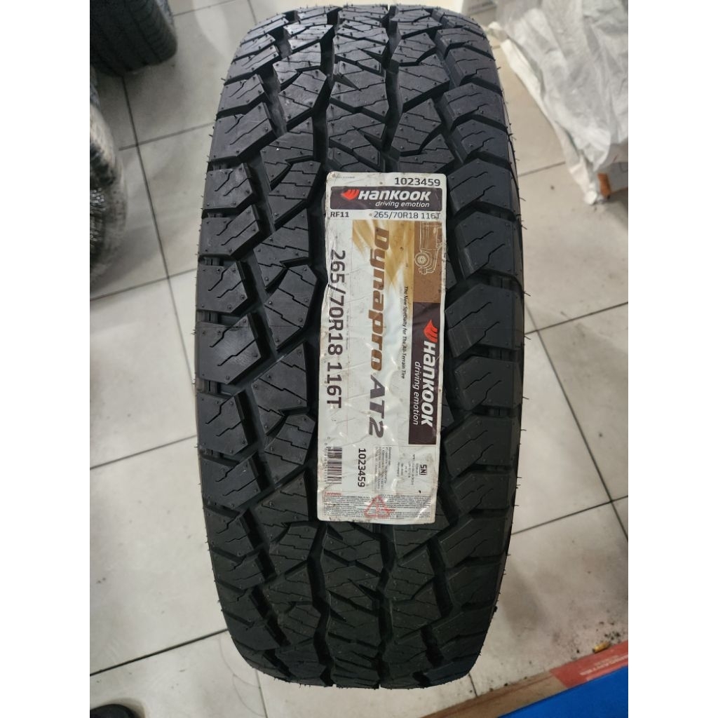 Ban Hankook Dynapro AT2 265/70/R18 116T Tubeles