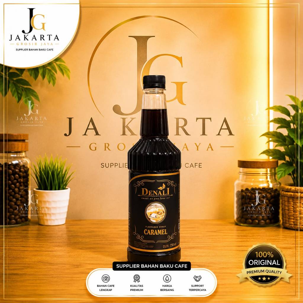 DENALI SYRUP CARAMEL 750 ml SIRUP - KARAMEL SIRUP 750 MILI