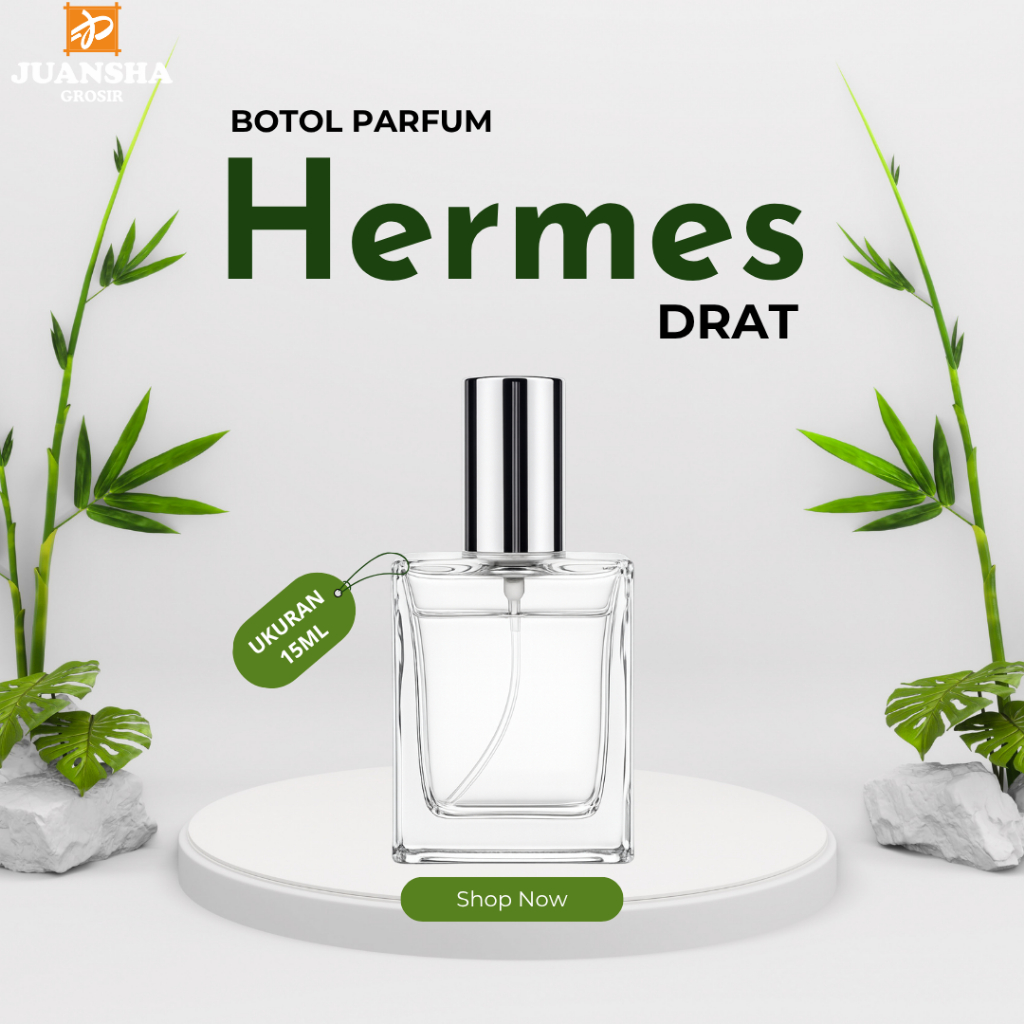 BOTOL PARFUM || HERMES DRAT || 15ML DRAT || BOTOL PARFUME || SPRAYIIPERLUSIN