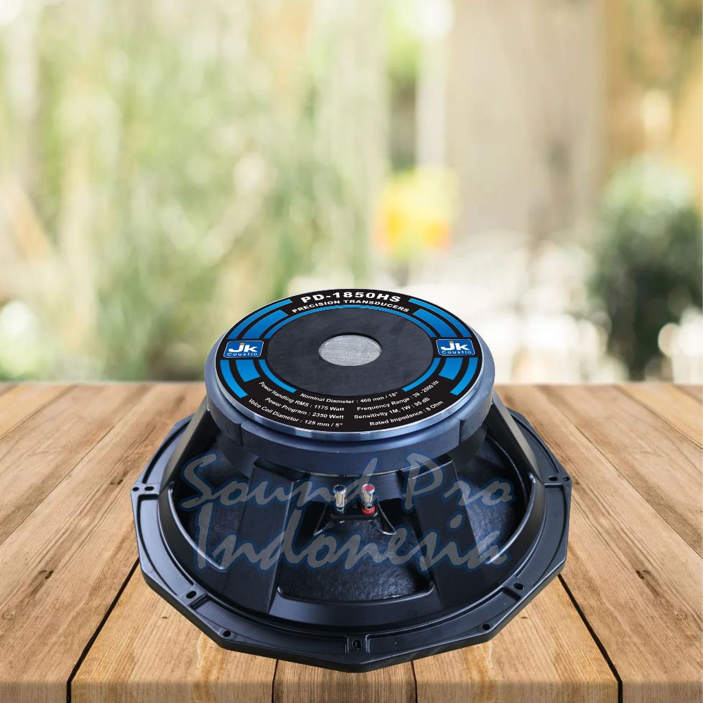 Speaker component 18 inch Jk Coustic PD 1850 HS Vc 5"