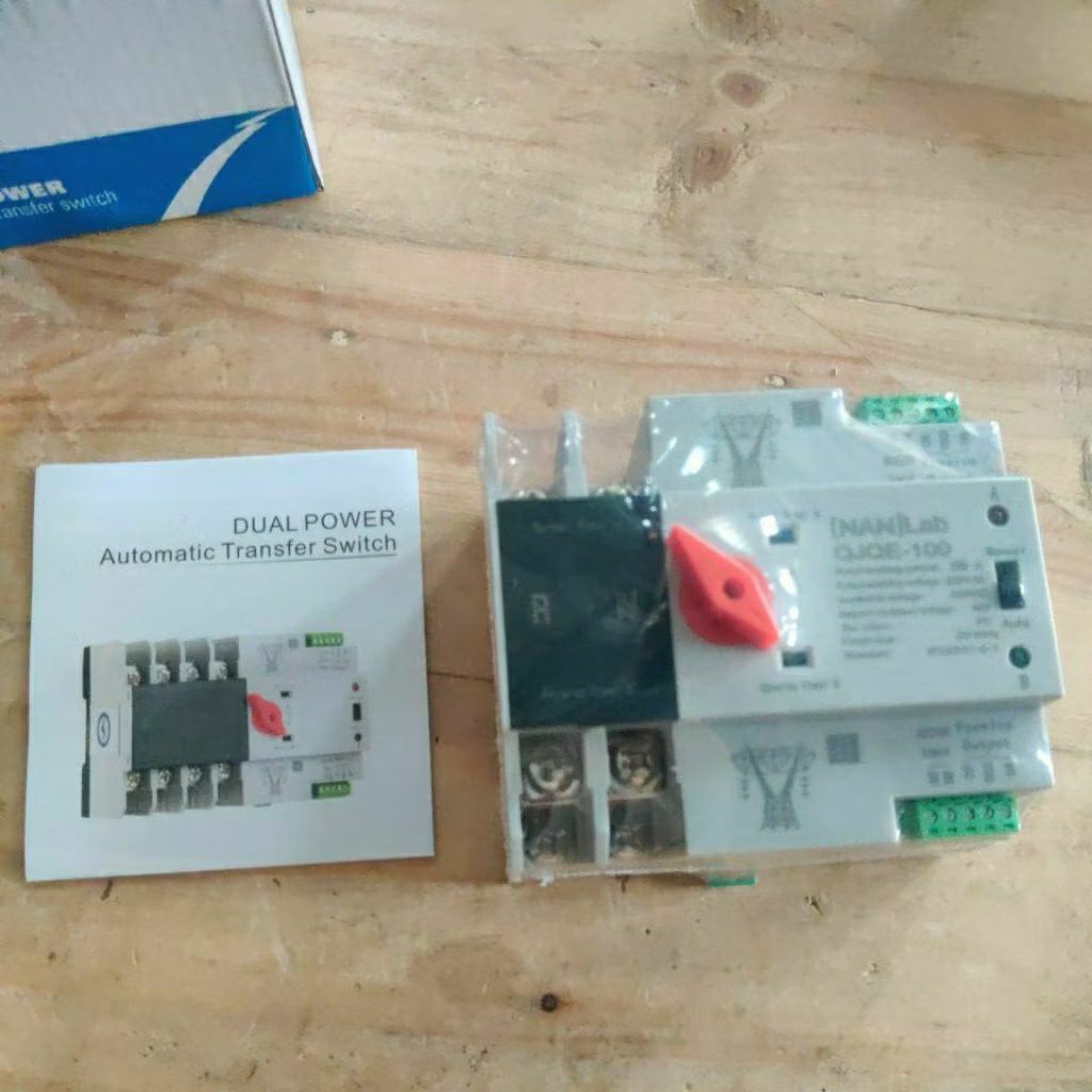NANLab QJQE-100, sebuah Automatic Transfer Switch (ATS) ATS 2P 100A city electronic
