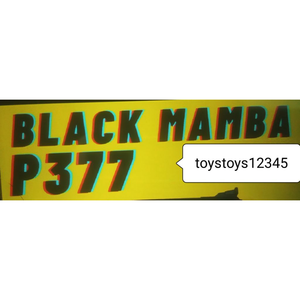 P377 & P355 full upgrade mainan black mamba