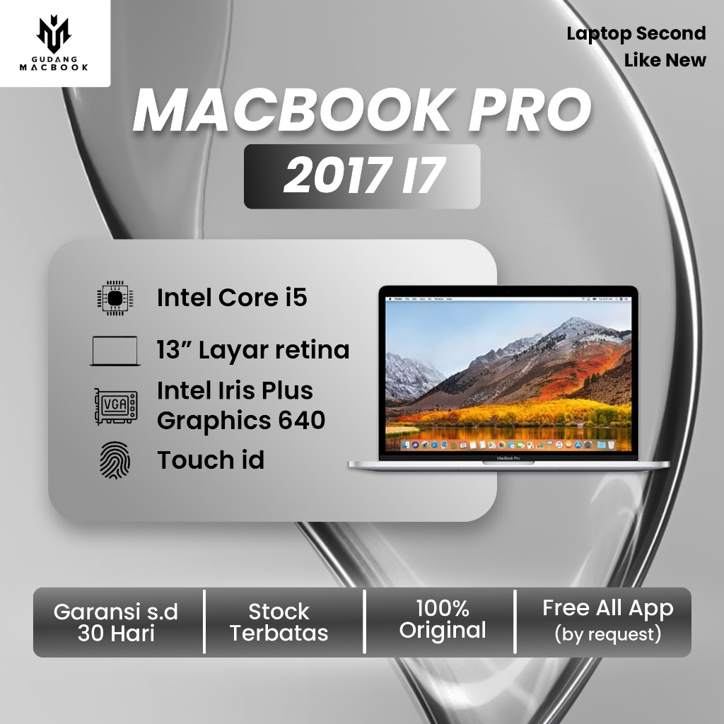 MACBOOK PRO RETINA 2017 13 INCH