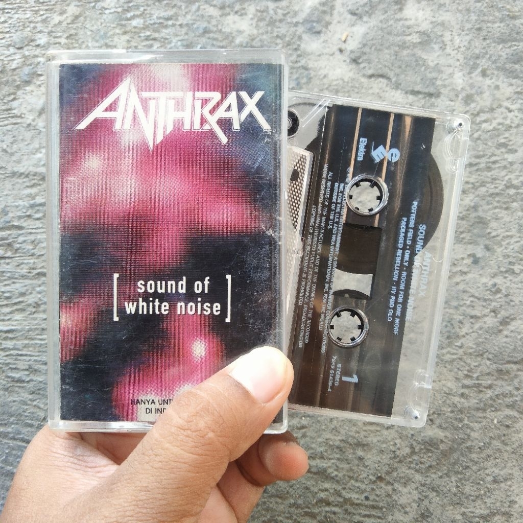 Kaset Pita Anthrax - Sound Of White Noise