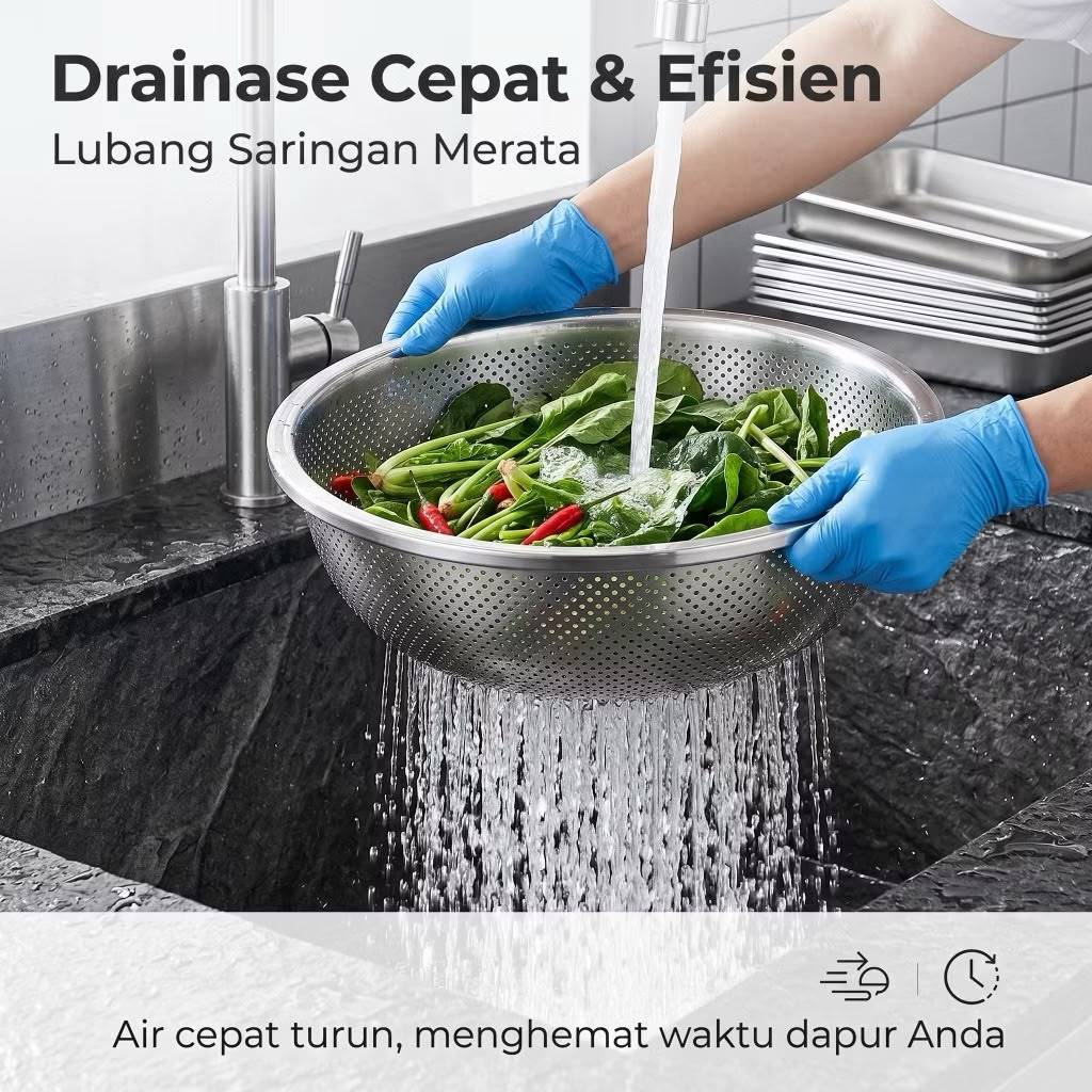 Baskom Jaring Stainless 60cm