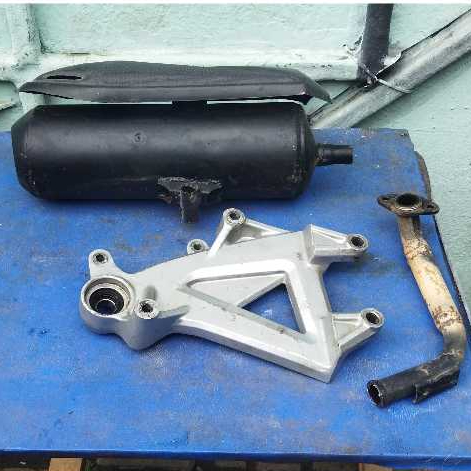 Arm Custom Beat K44 Diskbrake Model vario 160 + Knalpot Ori Honda Beat FI