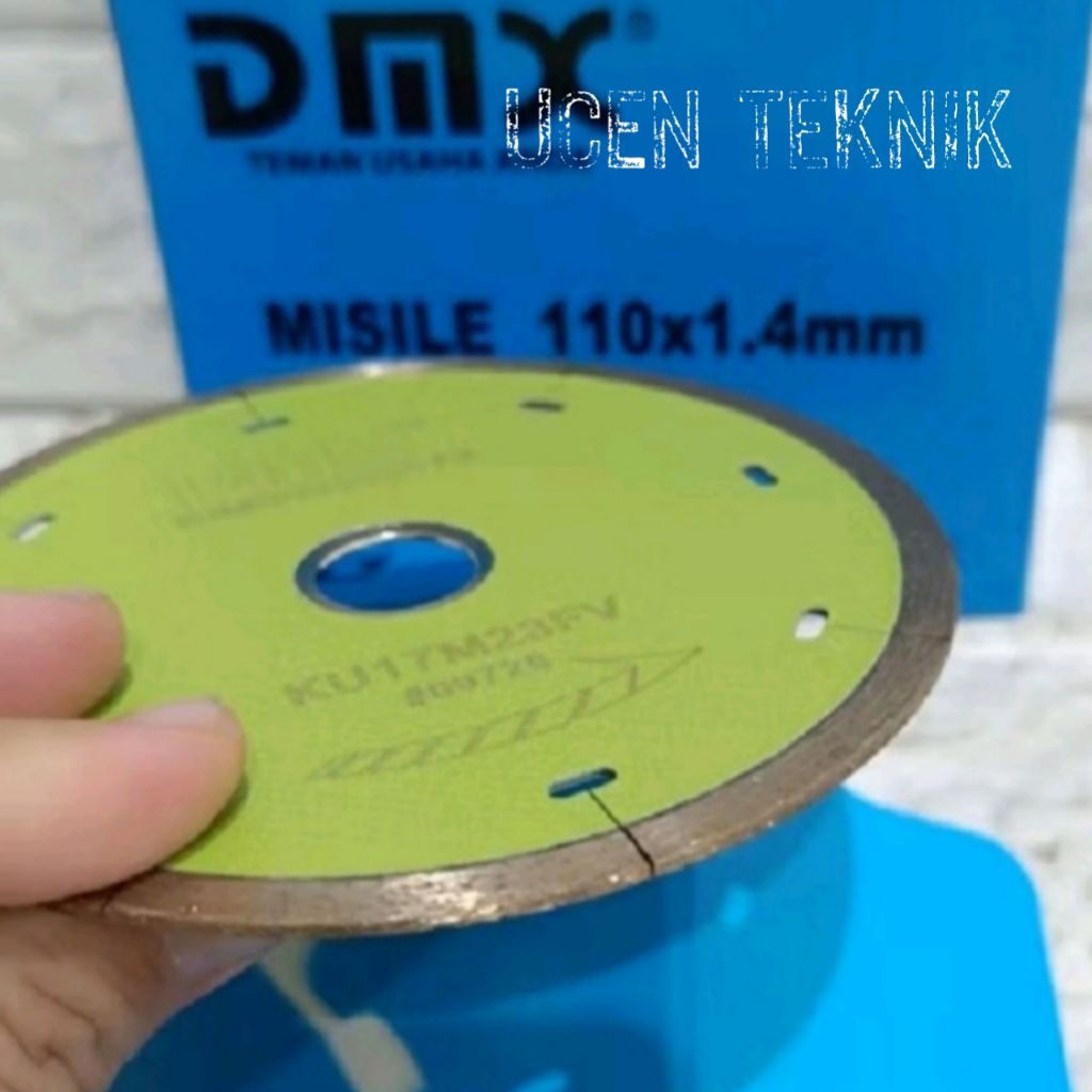 pisau Gerindara potong granit 4 inch DMX 100% original mata pisau potong kramik Granit marmer