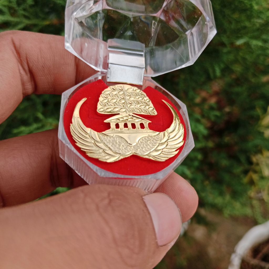 Pin Korpri Premium Kuningan Berlapis Emas