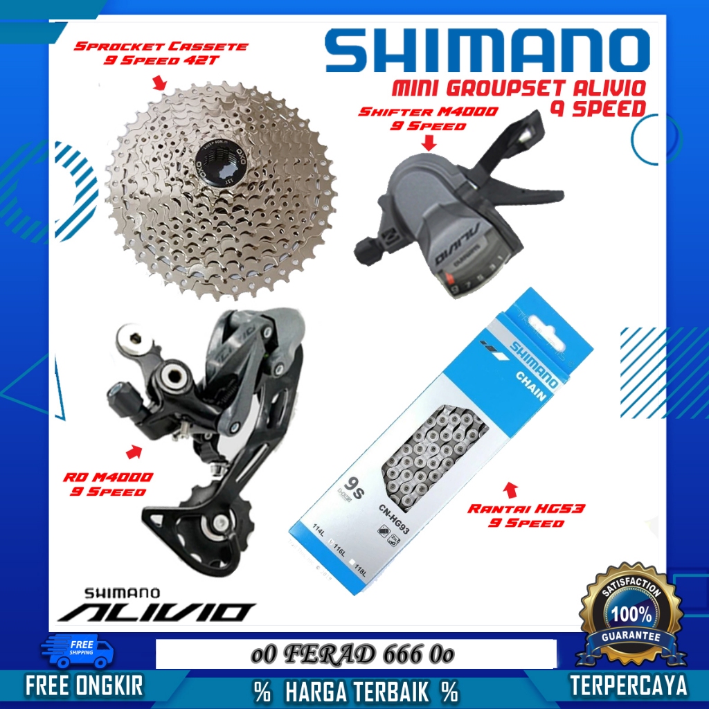 Mini Groupset Shimano Single Speed 7/8/9 Speed Universal Bike