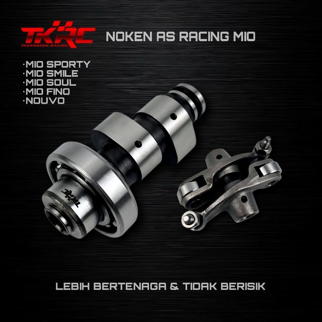 NOKEN AS RACING PLUS PLATUK ROLLER CAMSHAFT RACING TKRC MIO SPORTY MIO SMILE MIO SOUL MIO FINO KARBU