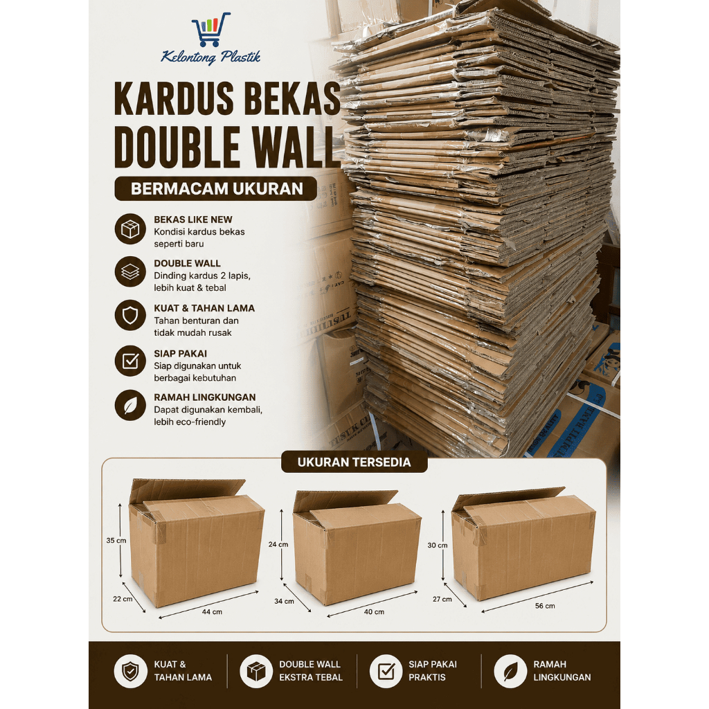 KARDUS BEKAS KILOAN RANDOM