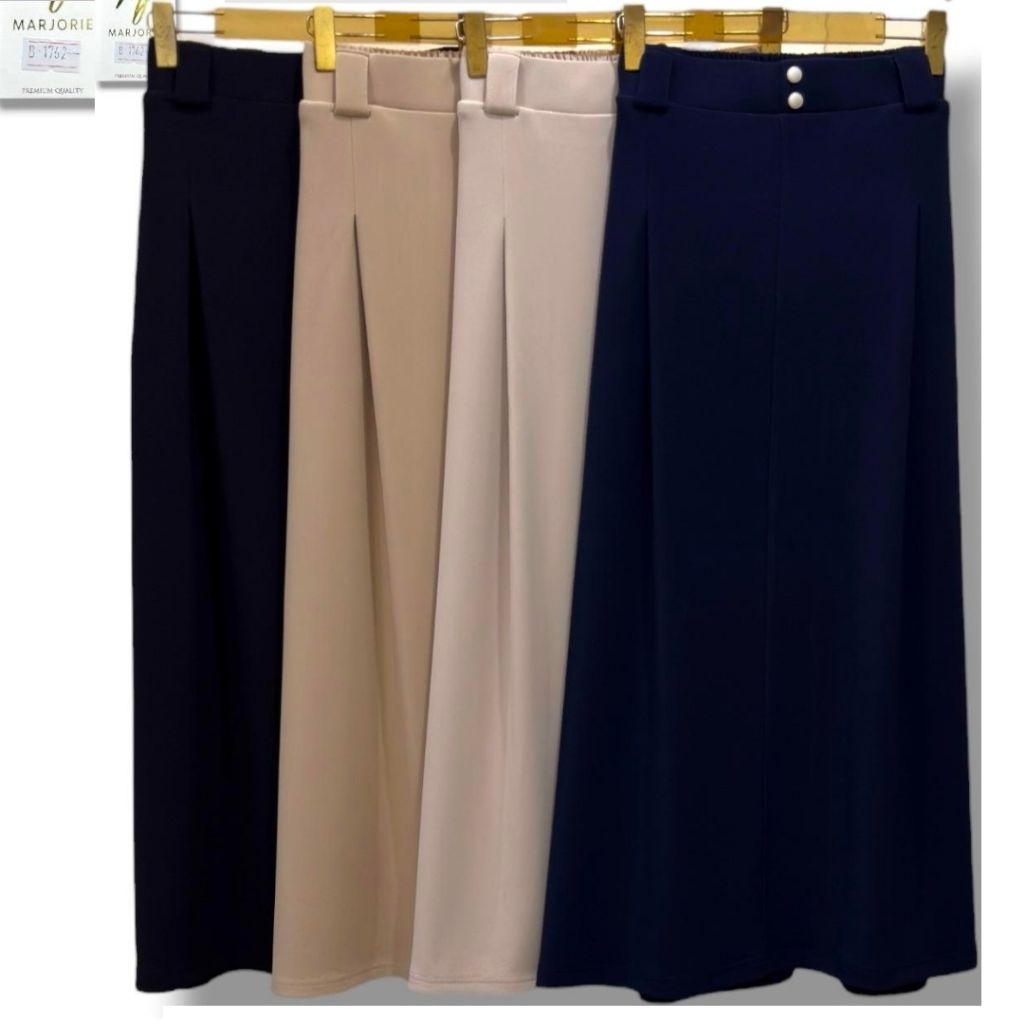 Rok MJ Marjorie Rok Kerja Wanita Remaja Casual