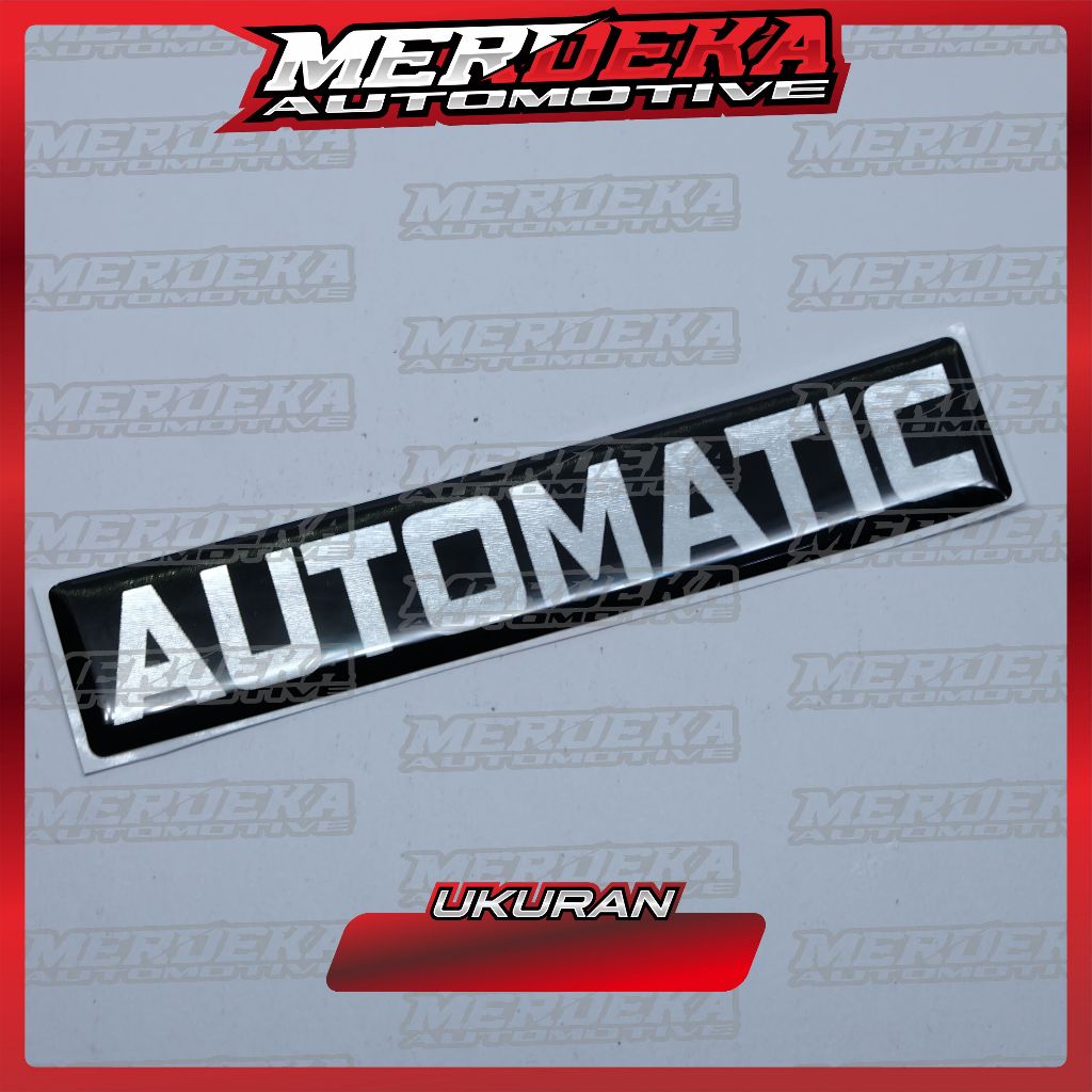 emblem timbul automatic toyota kijang kapsul | emblem automatic untuk mobil