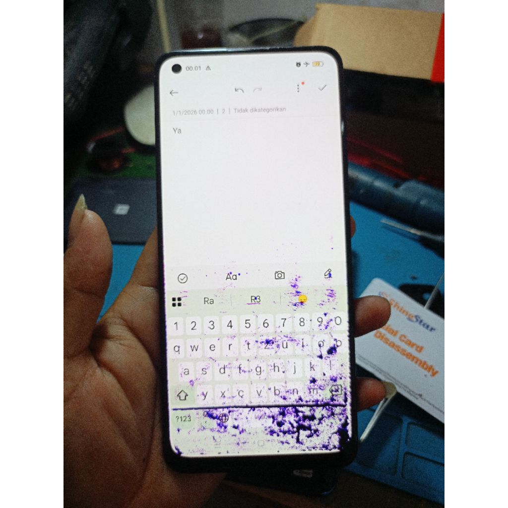 LCD original oppo a74 4g , reno 5f , oppo a95 Copotan