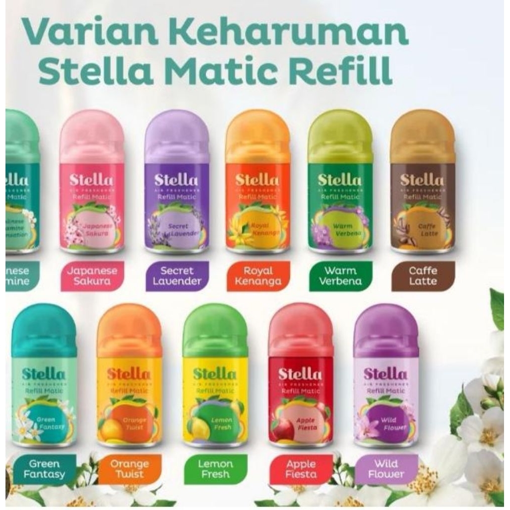 Stella Semprot Aerosol Pengharum Ruangan Praktis