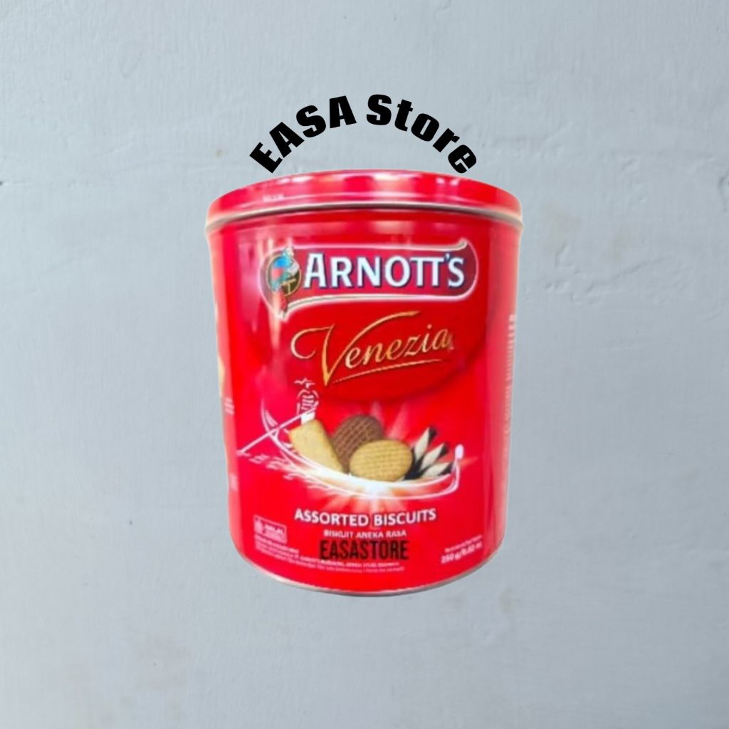Venezia Arnotts Assorted Biscuits Roti Kaleng 250 gr Tango Nissin Astor Cookies Aneka Rasa
