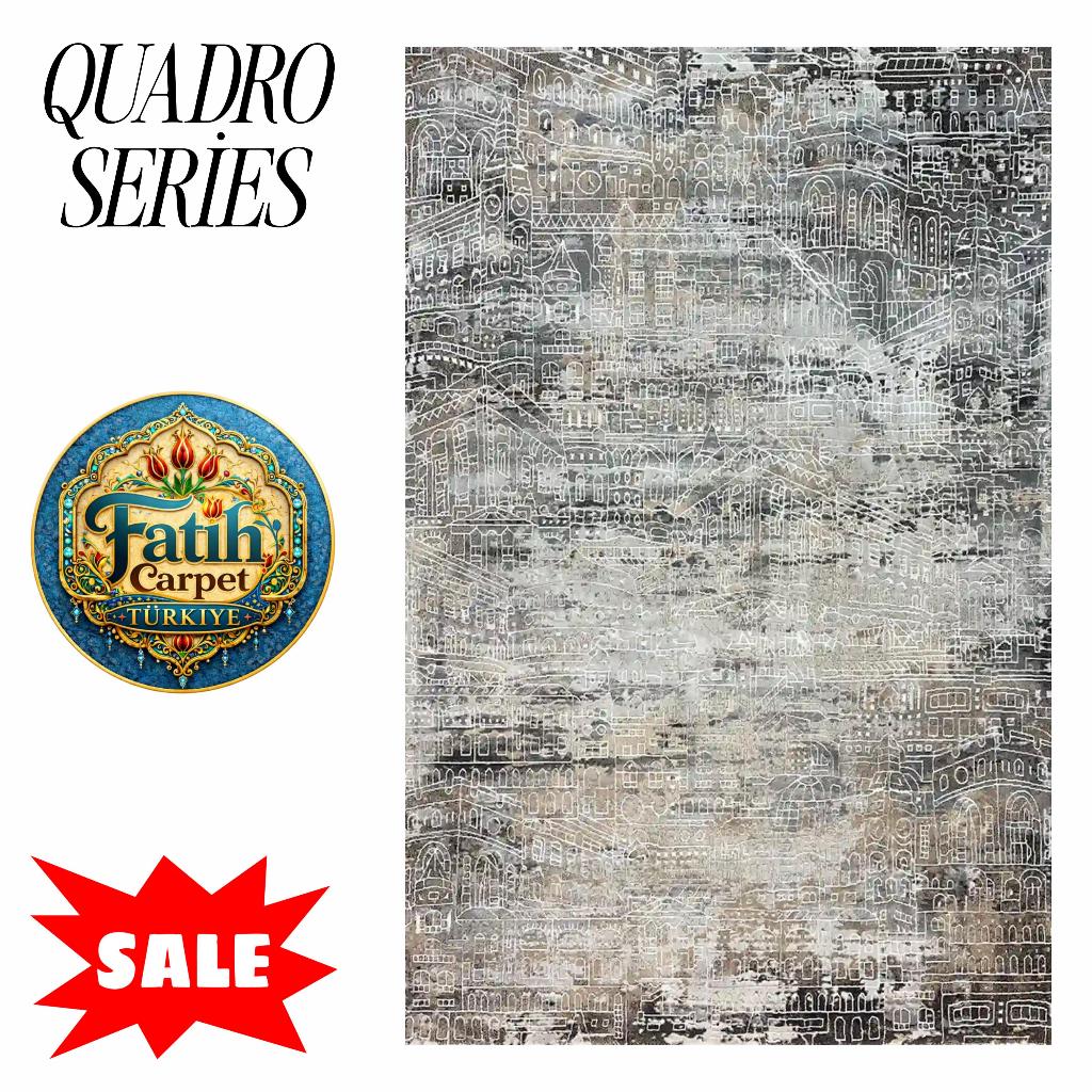 Karpet Abstrak Impor Turki merek Quadro -QDR17