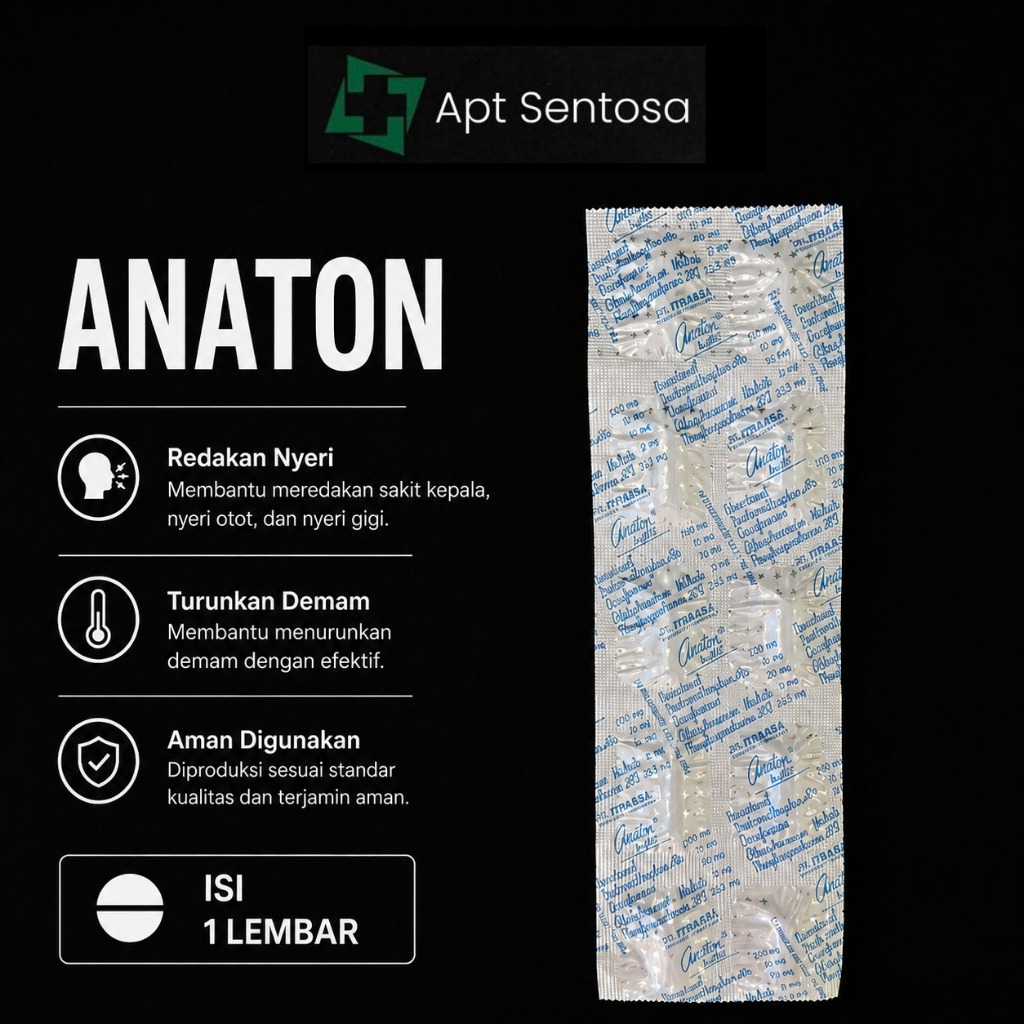 Anaton Tablet 1 LEMBAR / PER LEMBAR
