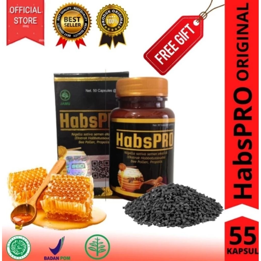 [PROMO DISKON SPECIAL MURAH] HabsPRO Suplement Herbal habbatussauda HabsPRO Original 100% Original