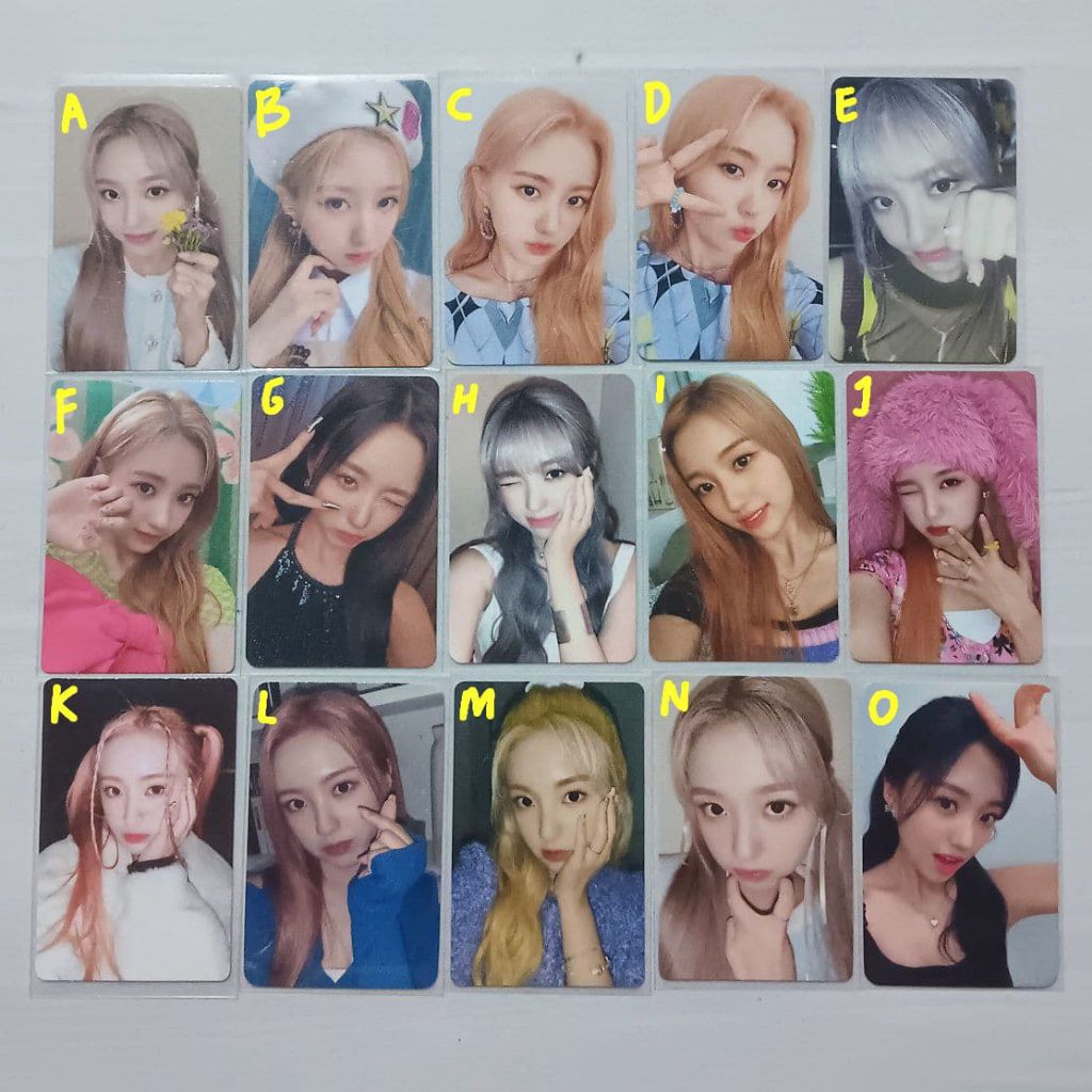wts clearance sale sell pc photocard aab kep1er madein izna ive le sserafim yeseo dayeon koko gaeul 