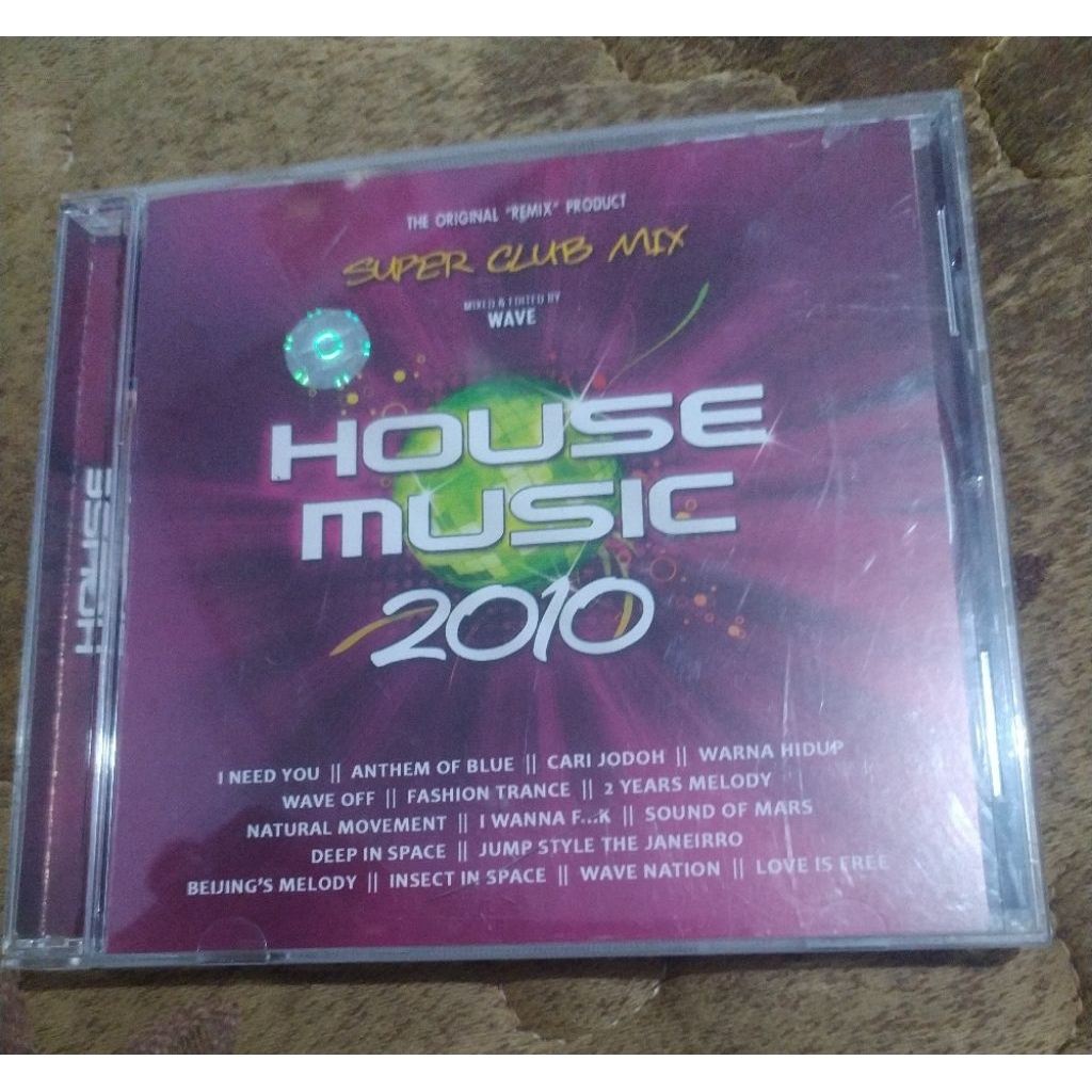 CD Audio Super Club Mix - House Music 2010 (PT.Nagaswara Sakti)