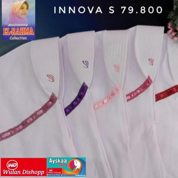 Kerudung sekolah Rabbani El-Rahma serut tali warna Original