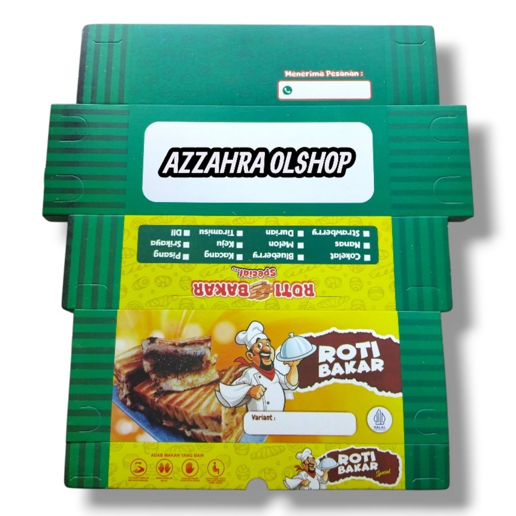 DUS ROTI BAKAR / WADAH ROTI BAKAR BANDUNG / BOX ROTI BAKAR