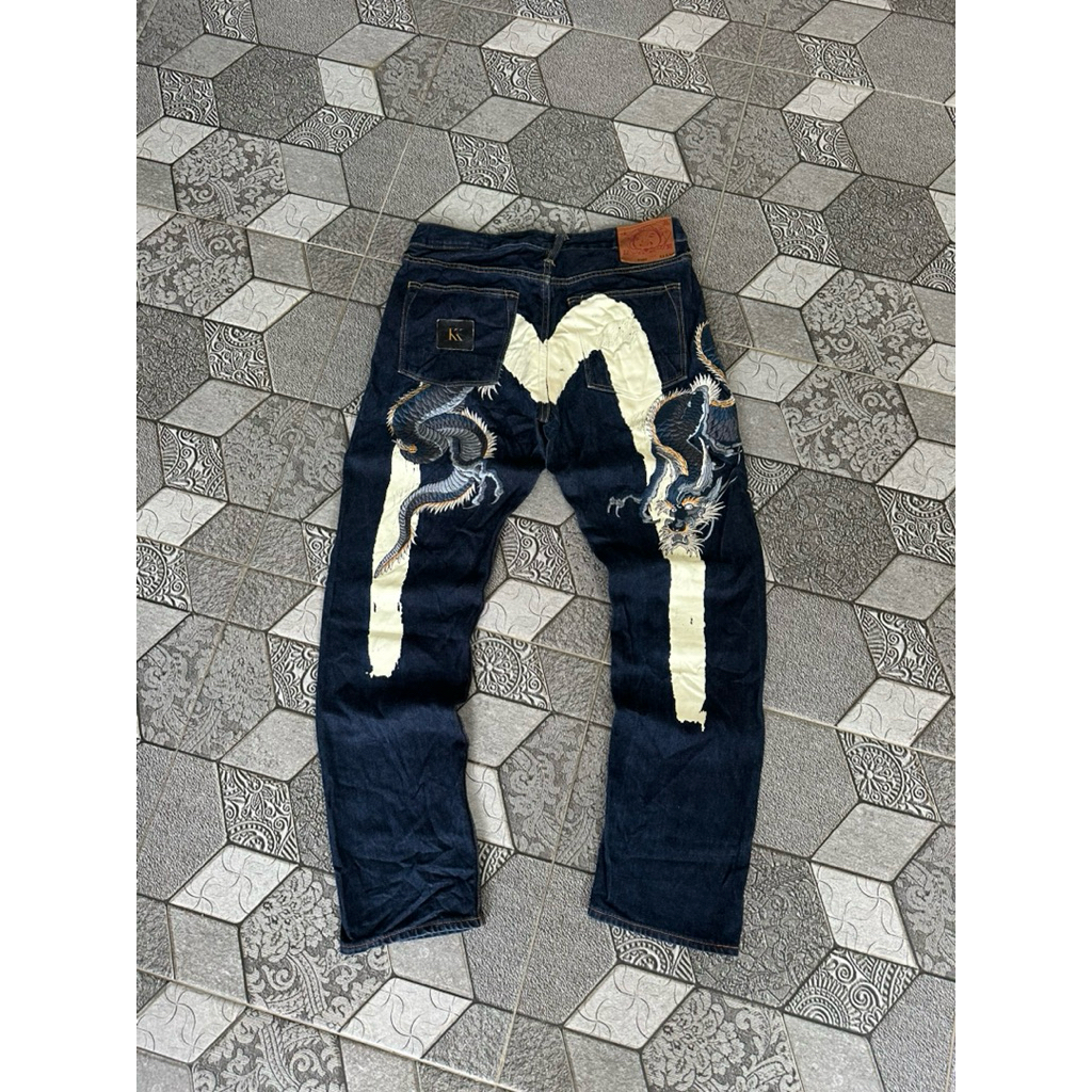 Evisu Dragon Daicock Embroidered Selvedge Jeans