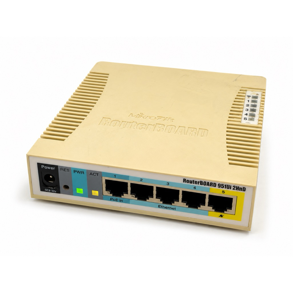 MikroTik RouterBOARD RB951Ui-2HnD (Bekas Normal)