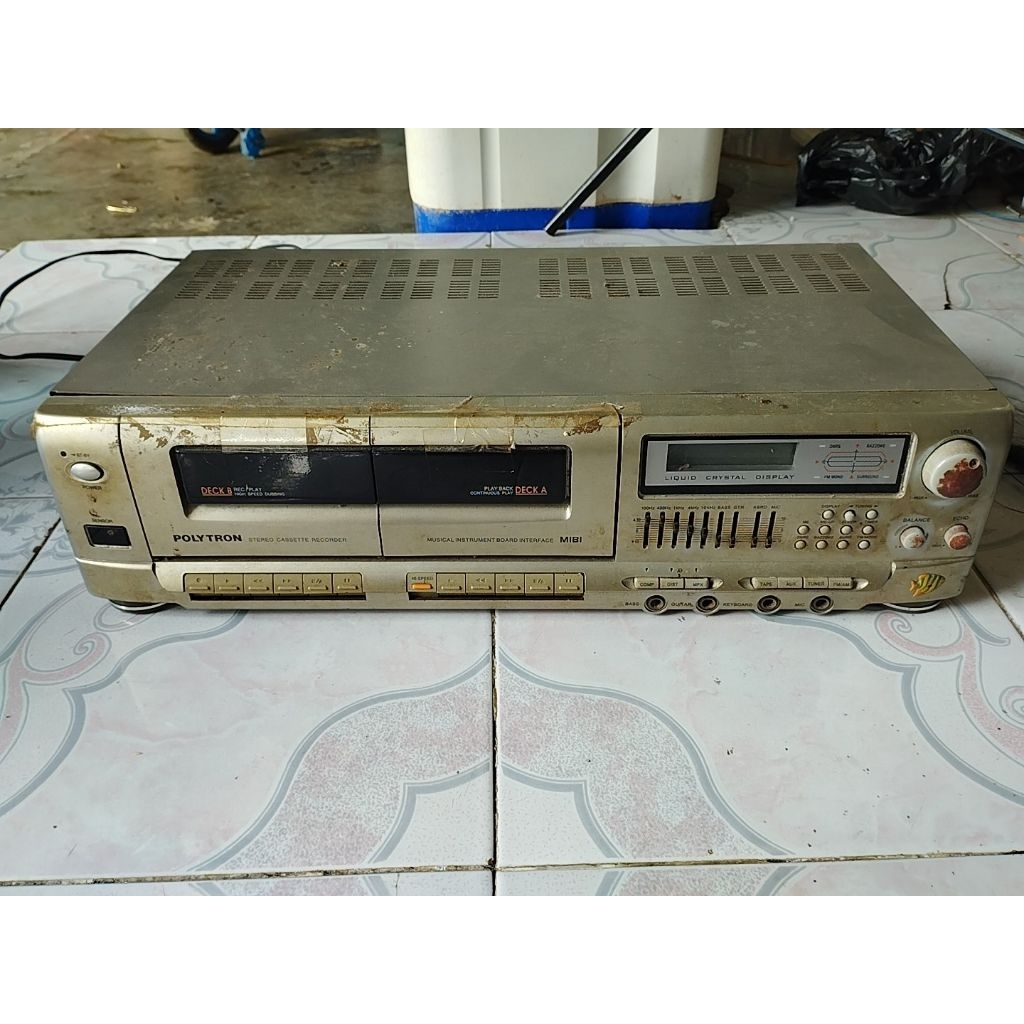 tape deck radio polytron