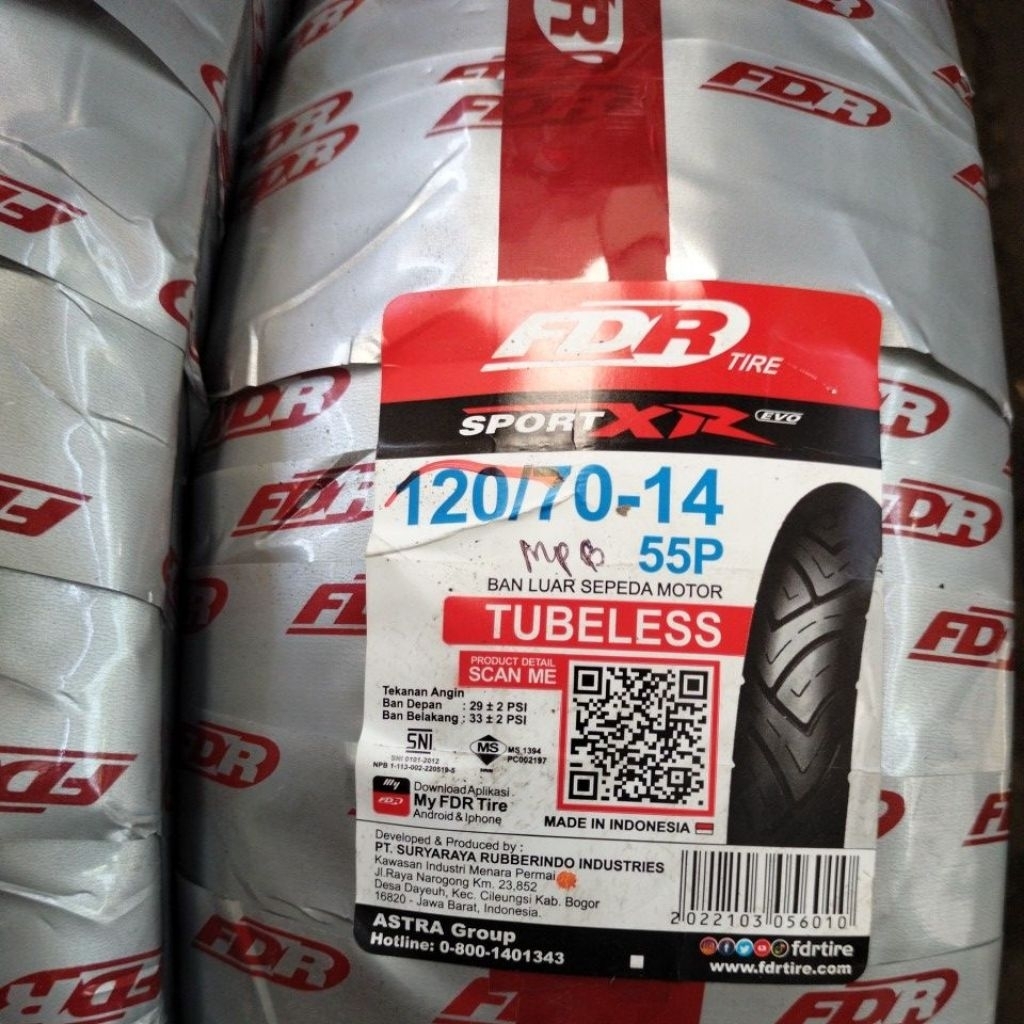 ban luar FDR 120/70-14 nmax, Vario 160, PCX 150