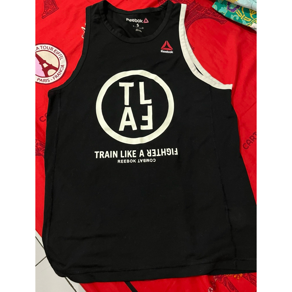 Kaos Tank top Reebok Pria Original Preloved