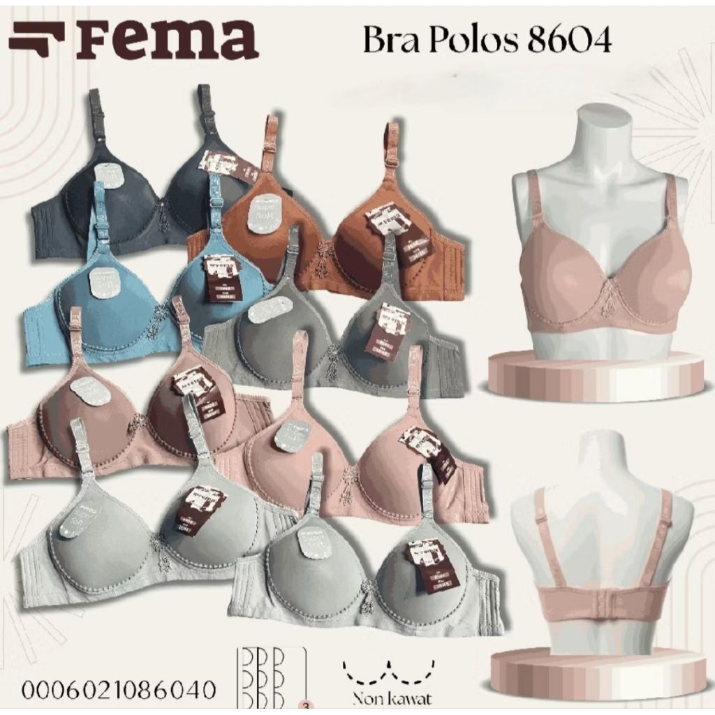 Bra FEMA 309 List Renda Cup B (ECER 1 Pcs)
