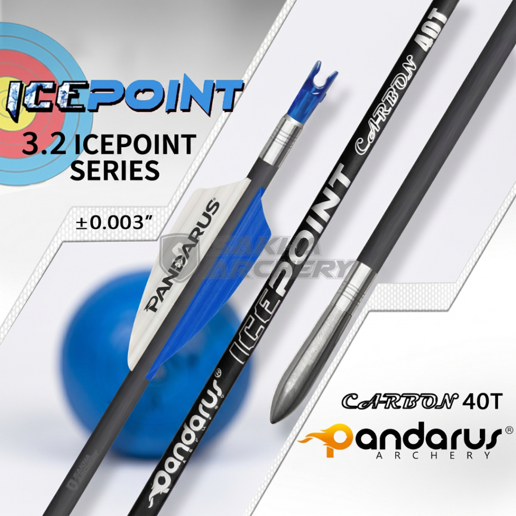 Arrow Pandarus Ice Point Silver Straightness 0.003 Arrow 40T Carbon