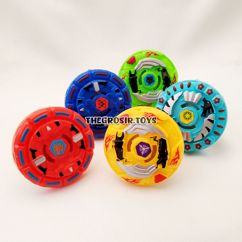 TGT Fancy Gasing Tarik Warna RANDOM Gangsing Beyblade Termasuk Tarikan