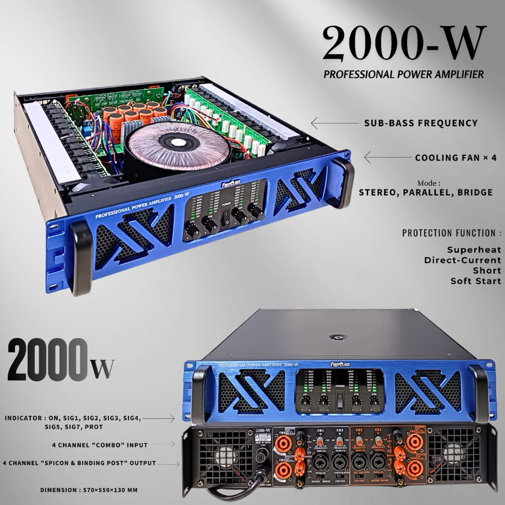 power firstclass evo max4 original 4 channel FIRSTCLASS EVO MAX 4