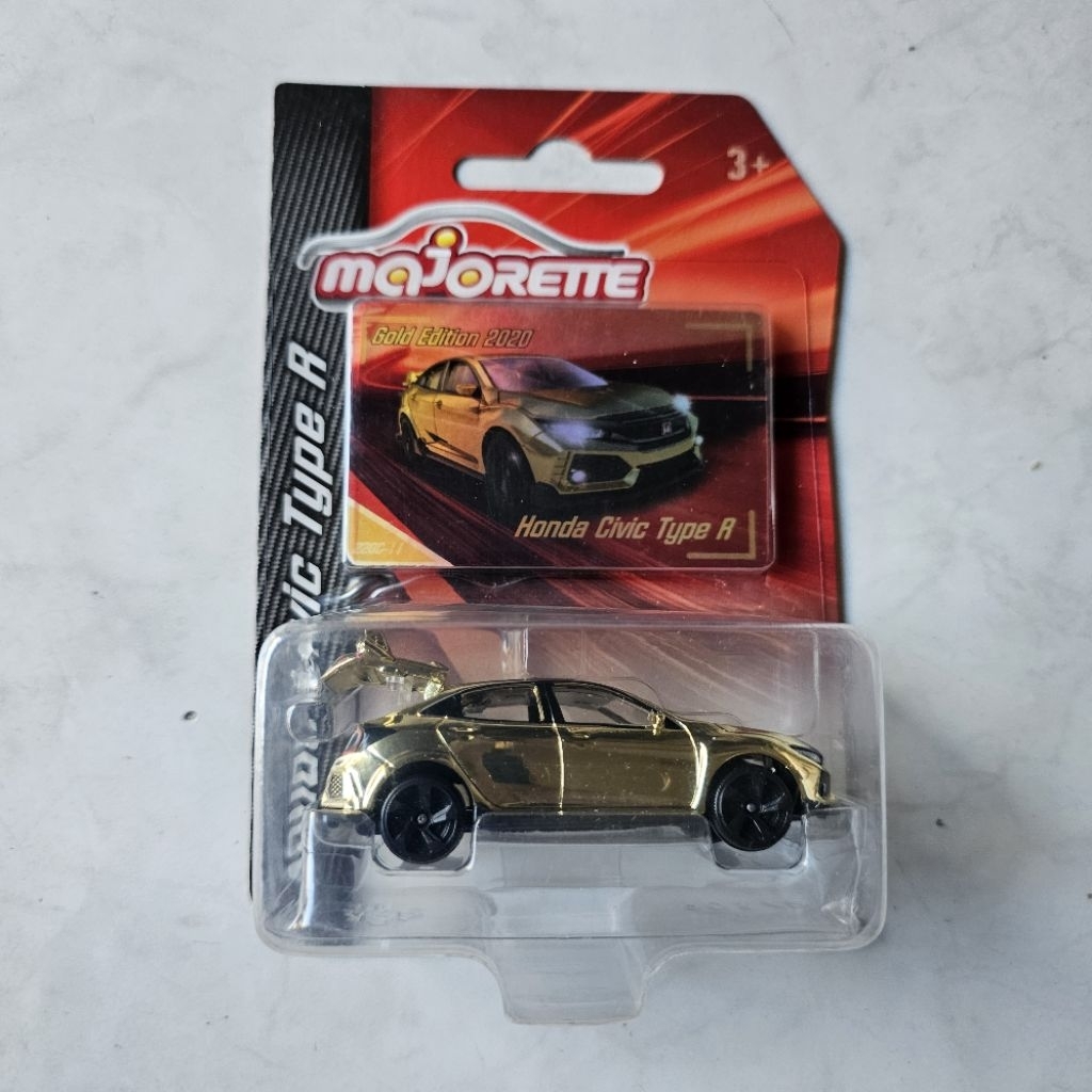 majorette honda civic type r gold