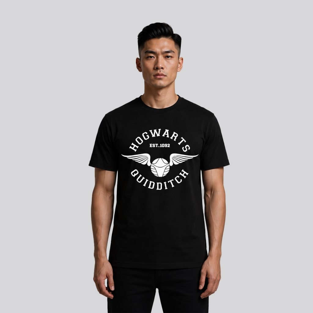 Kaos Harry Potter Hogwarts Quidditch Team T-Shirt Harry Potter